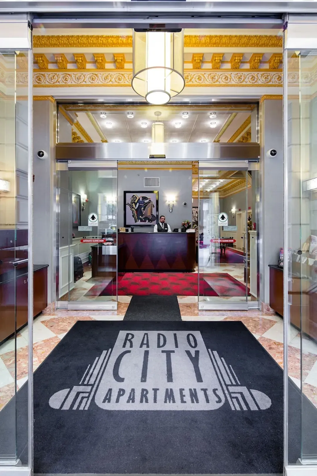 Interior entrance