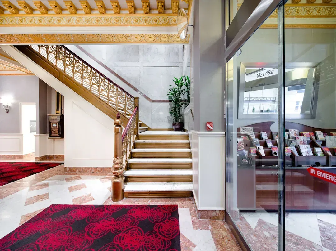 Interior entrance