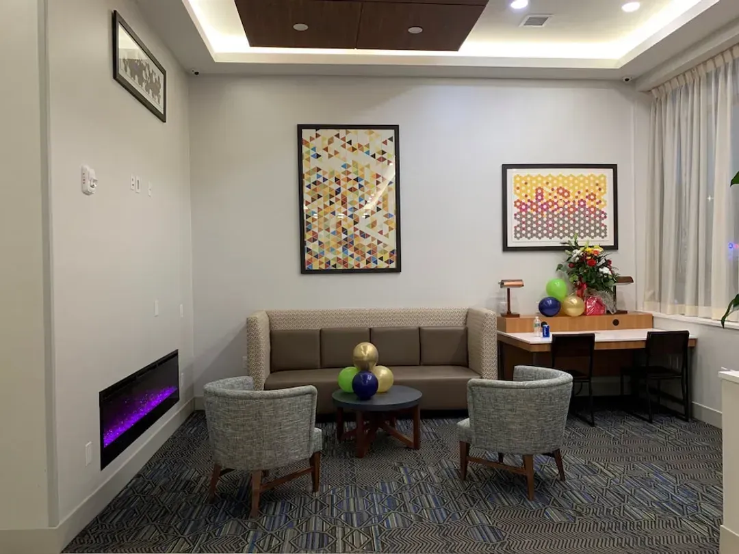 Lobby sitting area