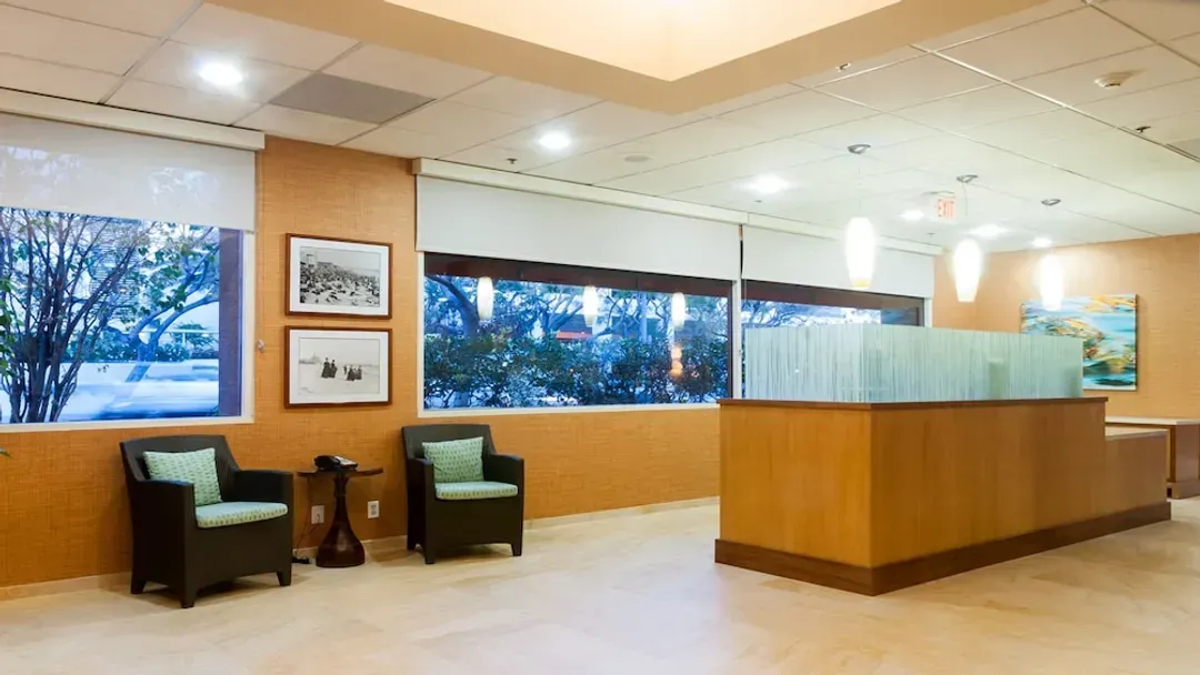 Lobby sitting area