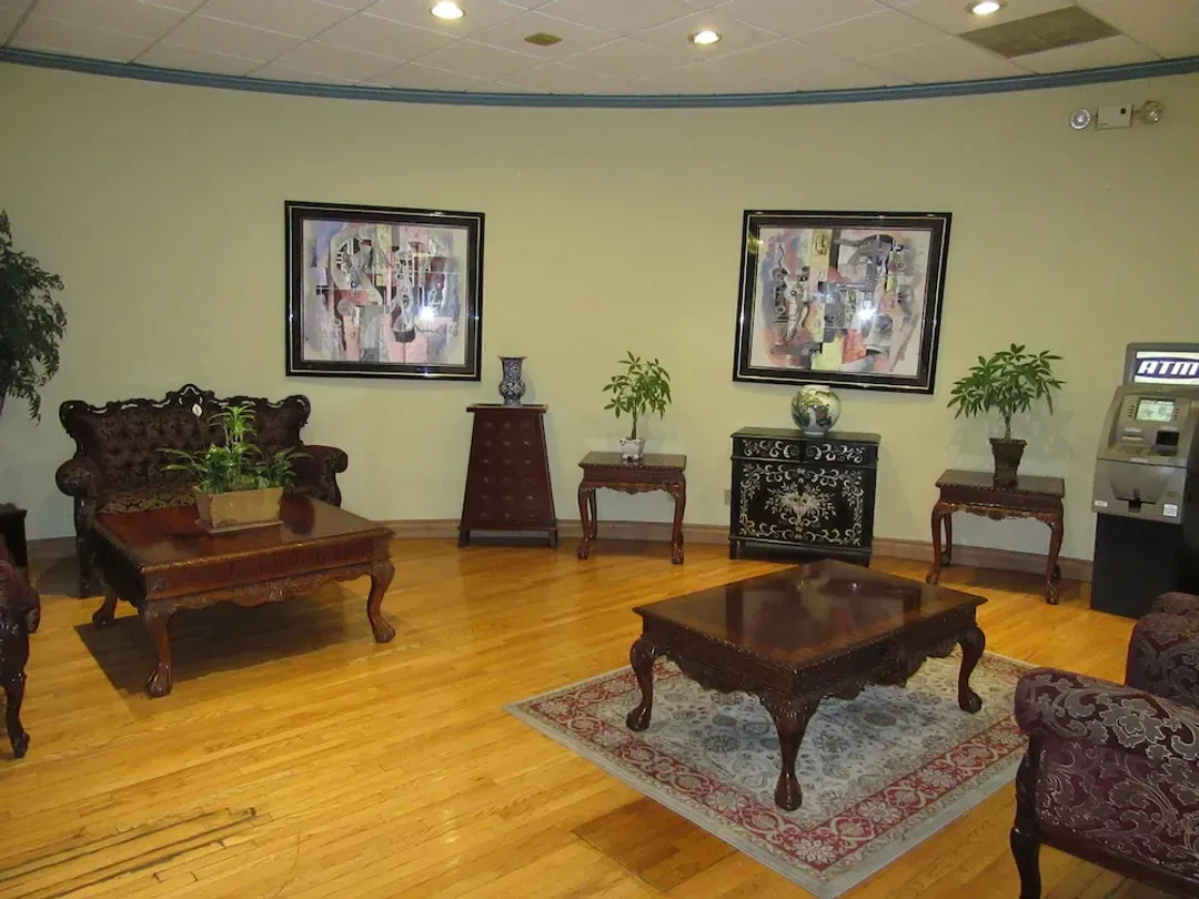Lobby sitting area