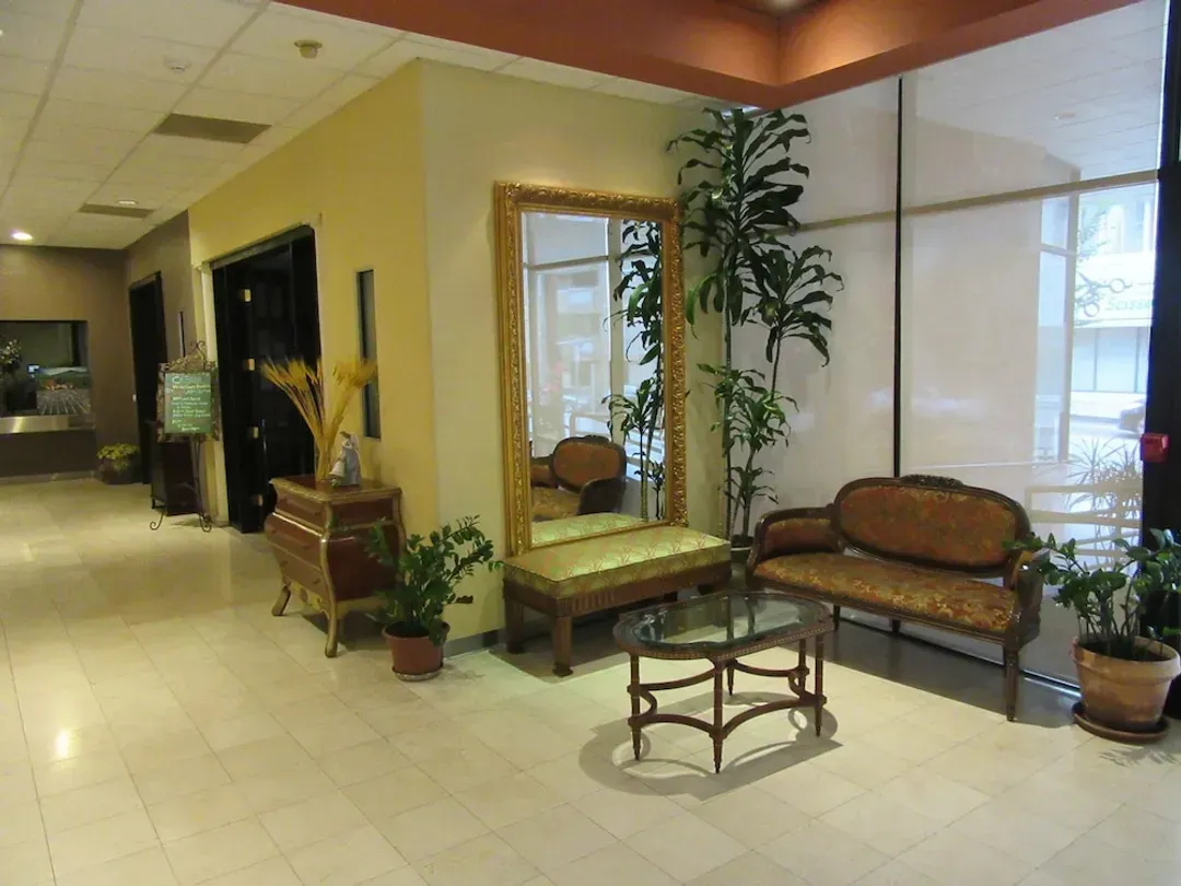 Interior entrance