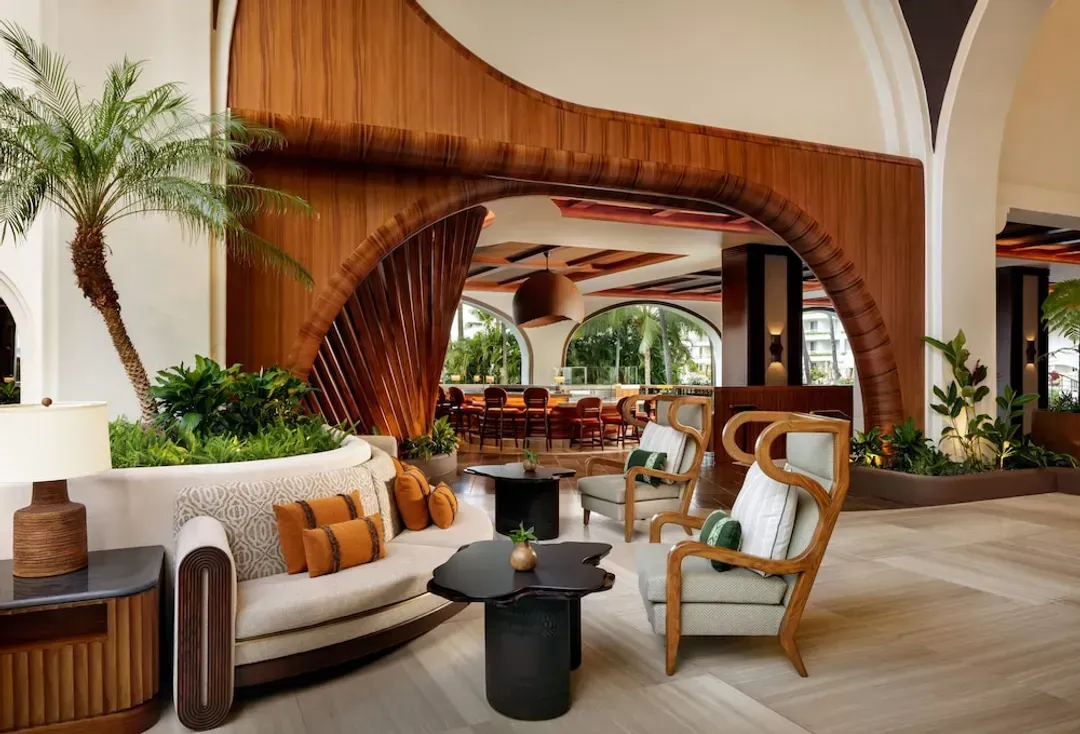 Lobby sitting area