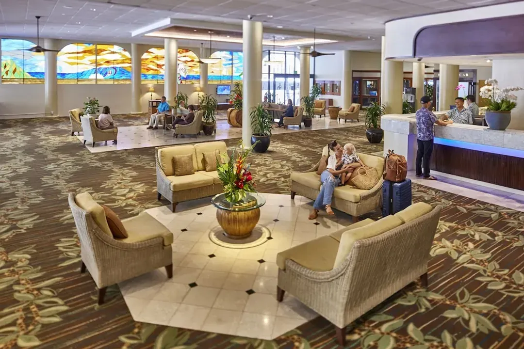 Lobby sitting area