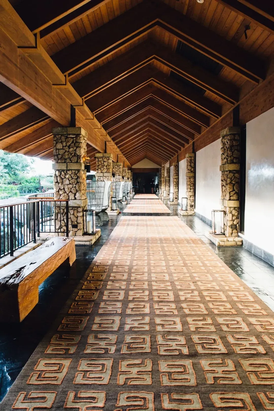 Interior entrance