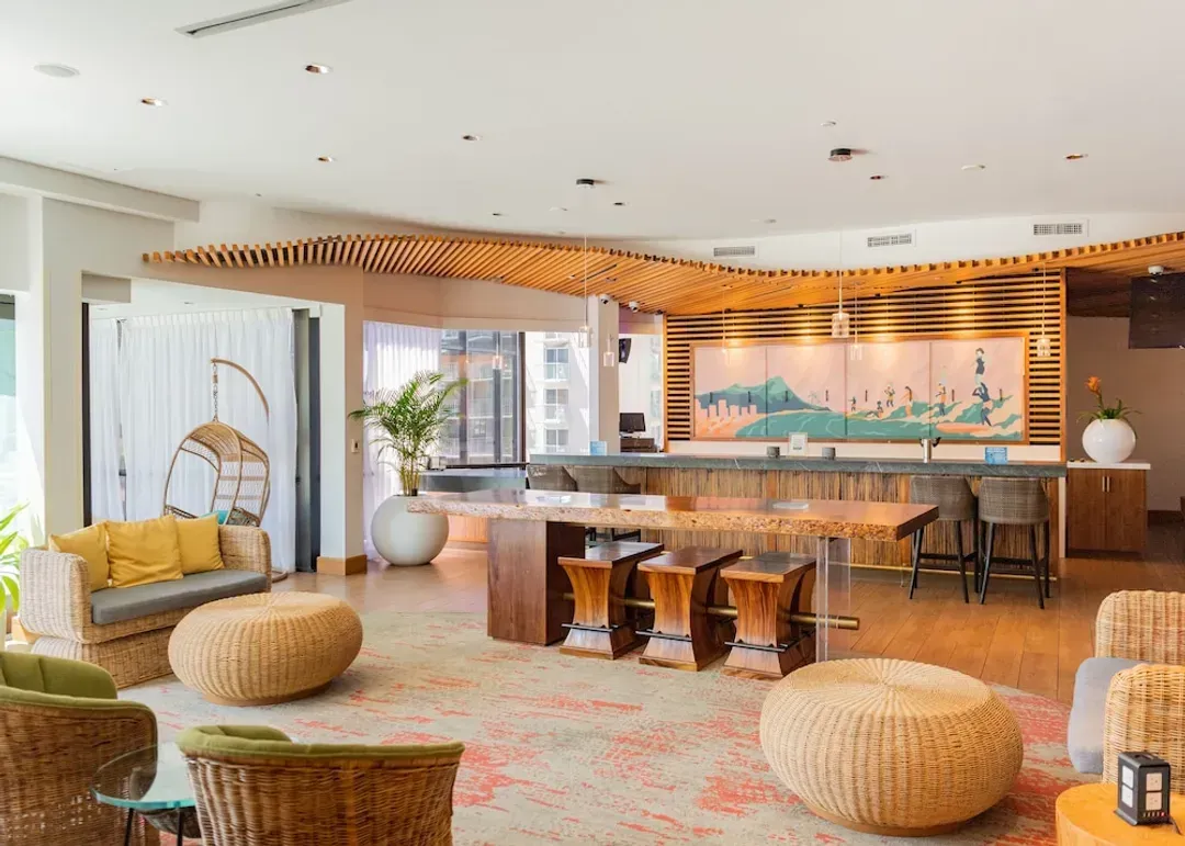Lobby sitting area
