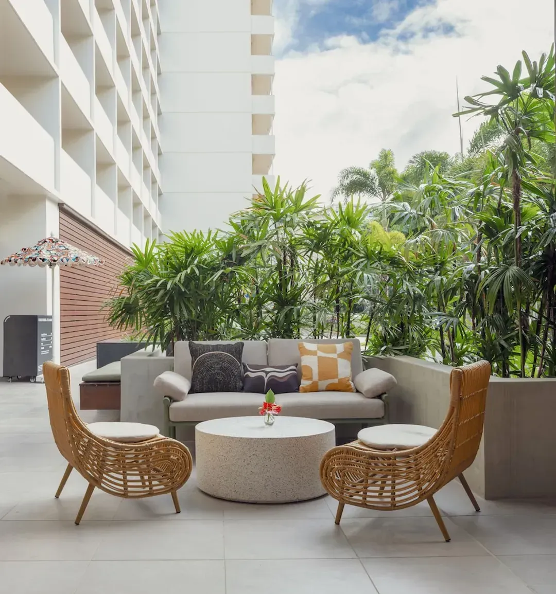 Lobby sitting area