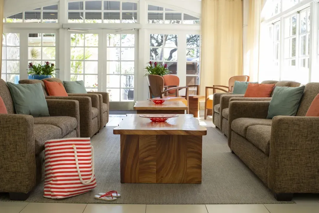 Lobby sitting area