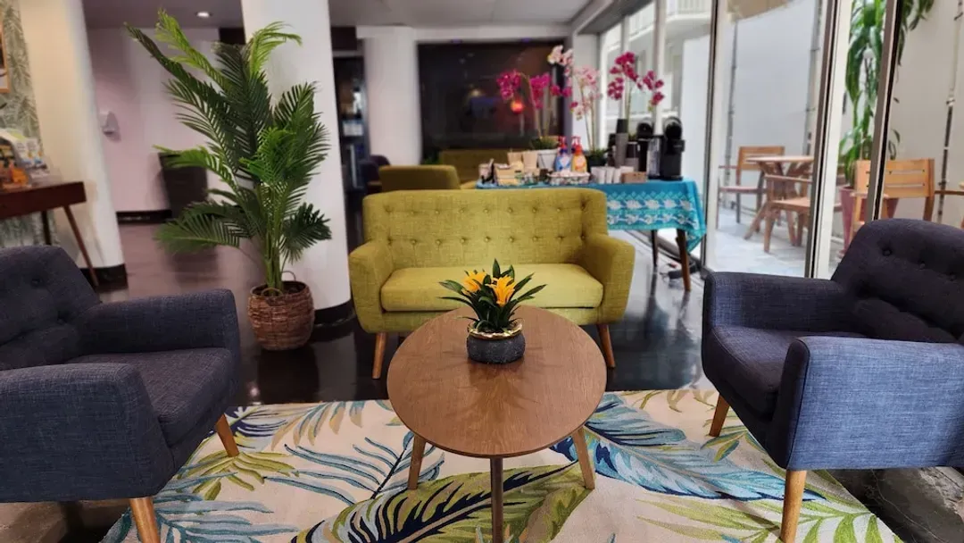 Lobby sitting area