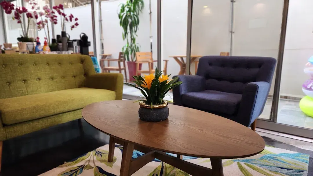Lobby sitting area