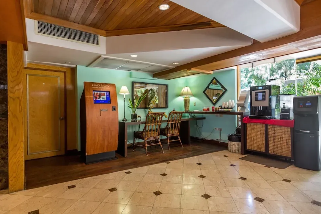 Interior entrance