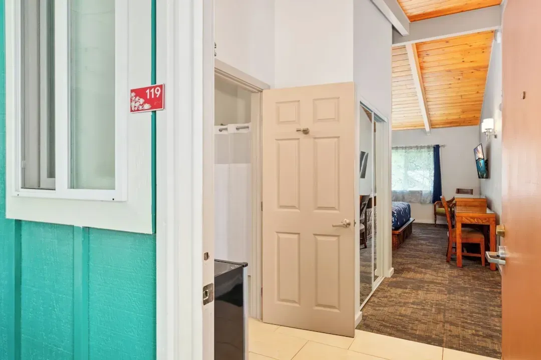 Interior entrance