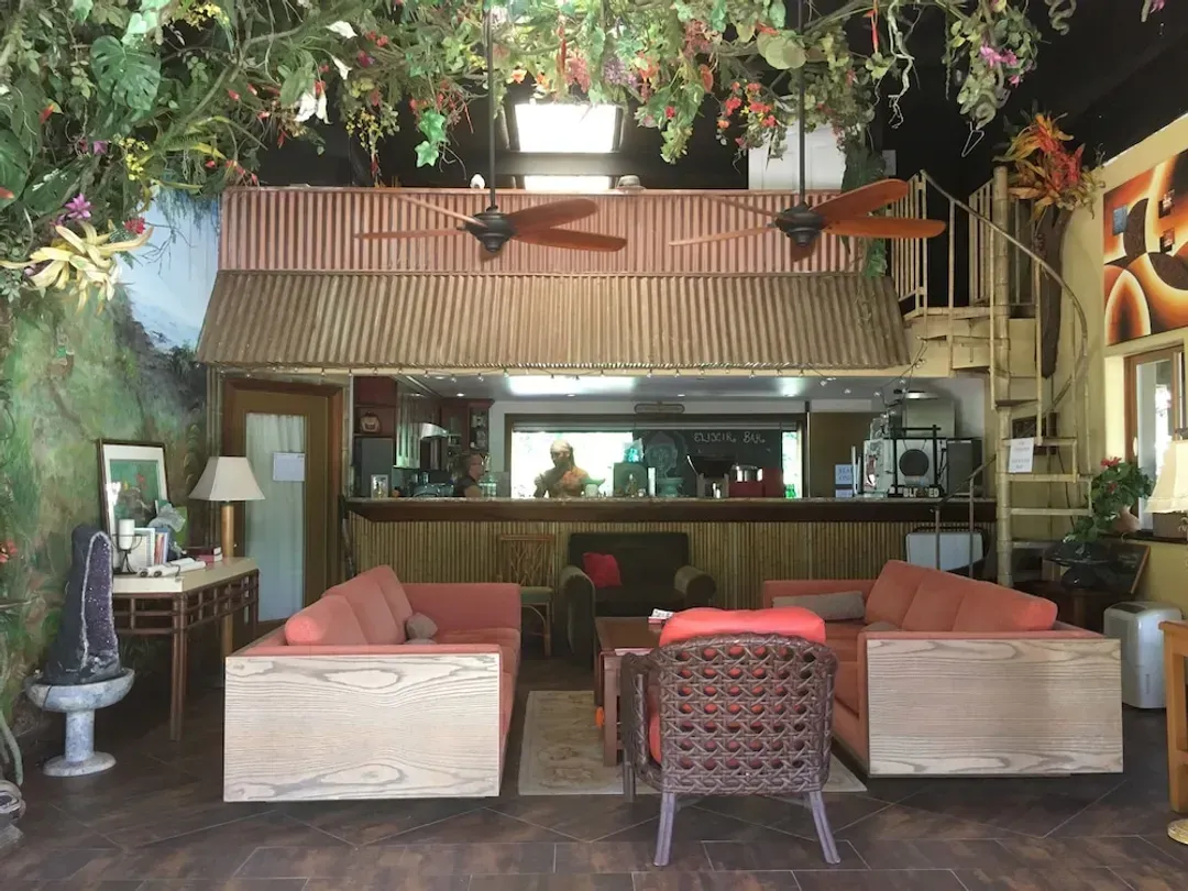 Lobby sitting area