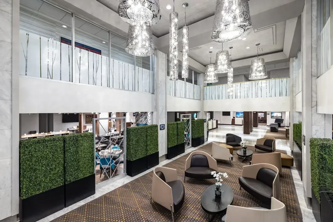 Lobby sitting area