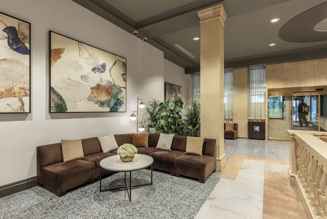 Lobby sitting area