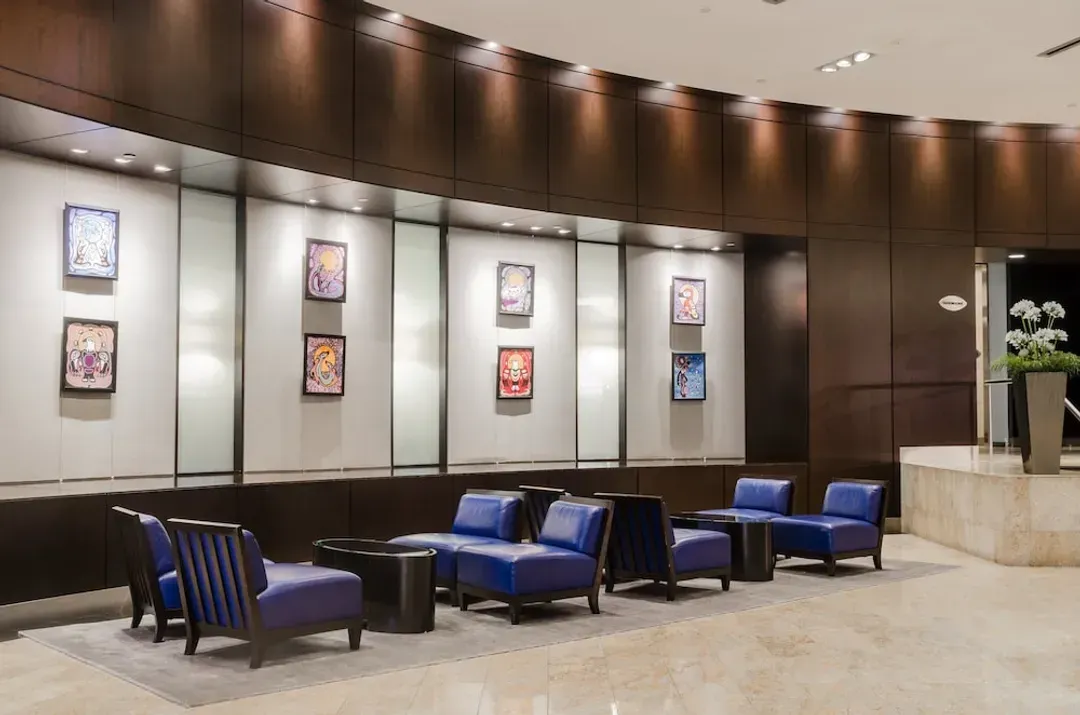 Lobby sitting area