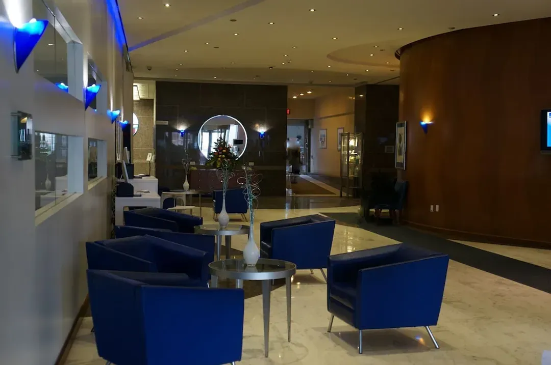 Lobby sitting area