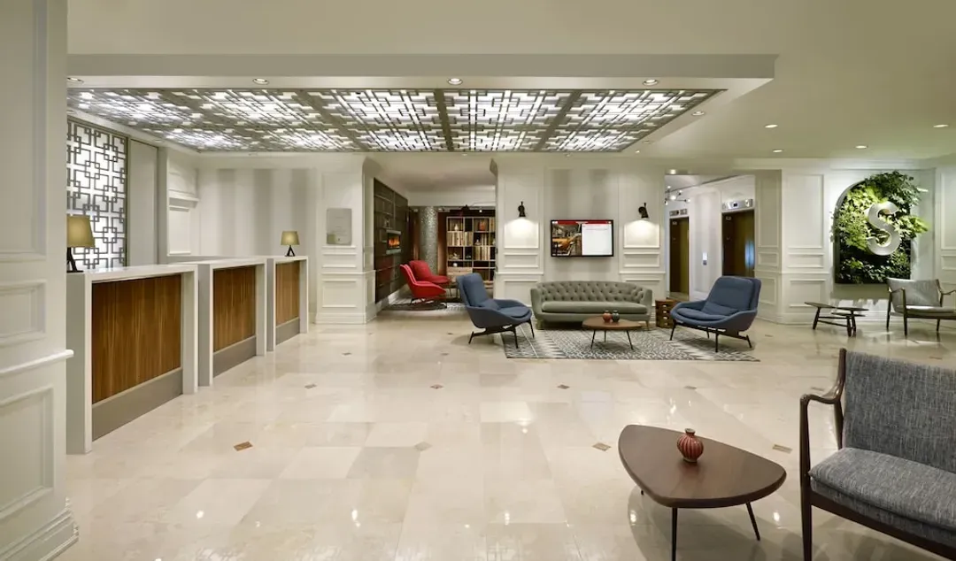 Lobby sitting area
