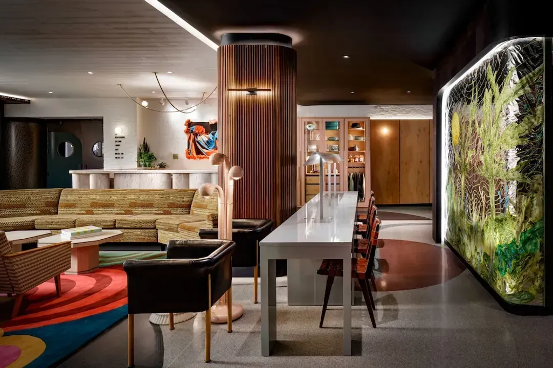 Lobby sitting area