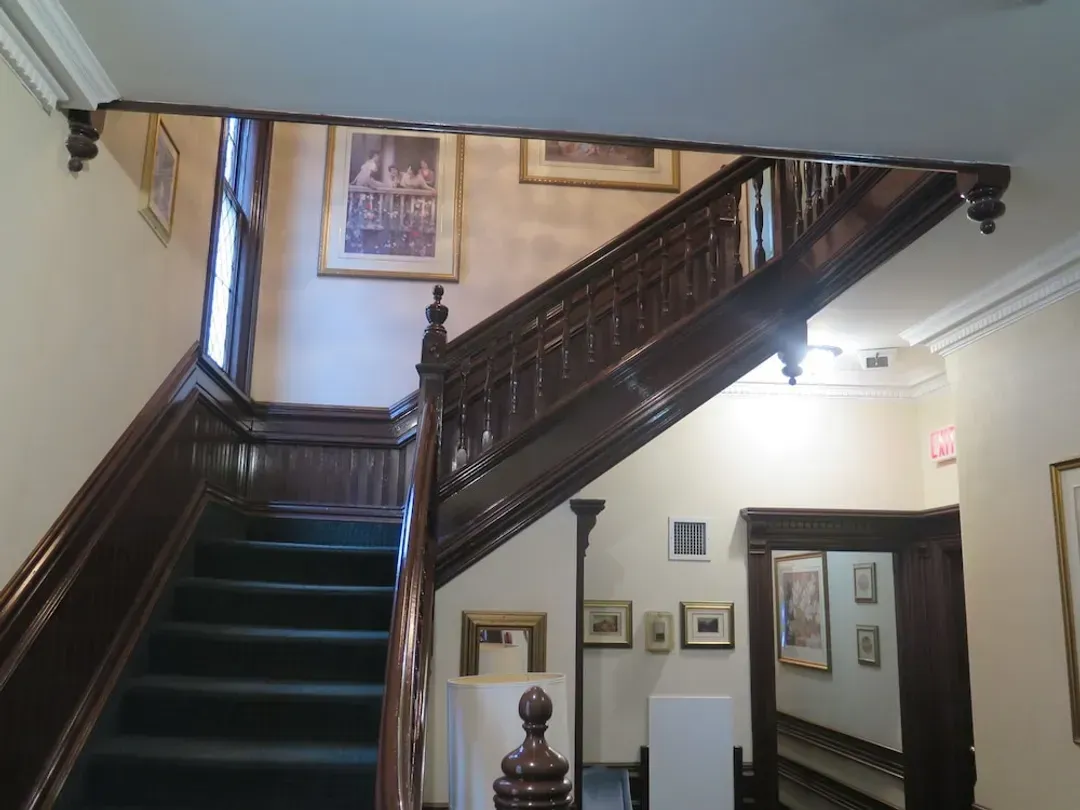 Interior entrance