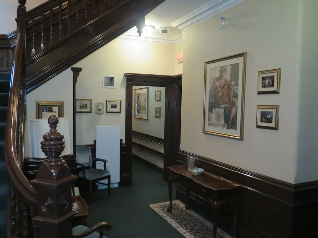 Lobby sitting area
