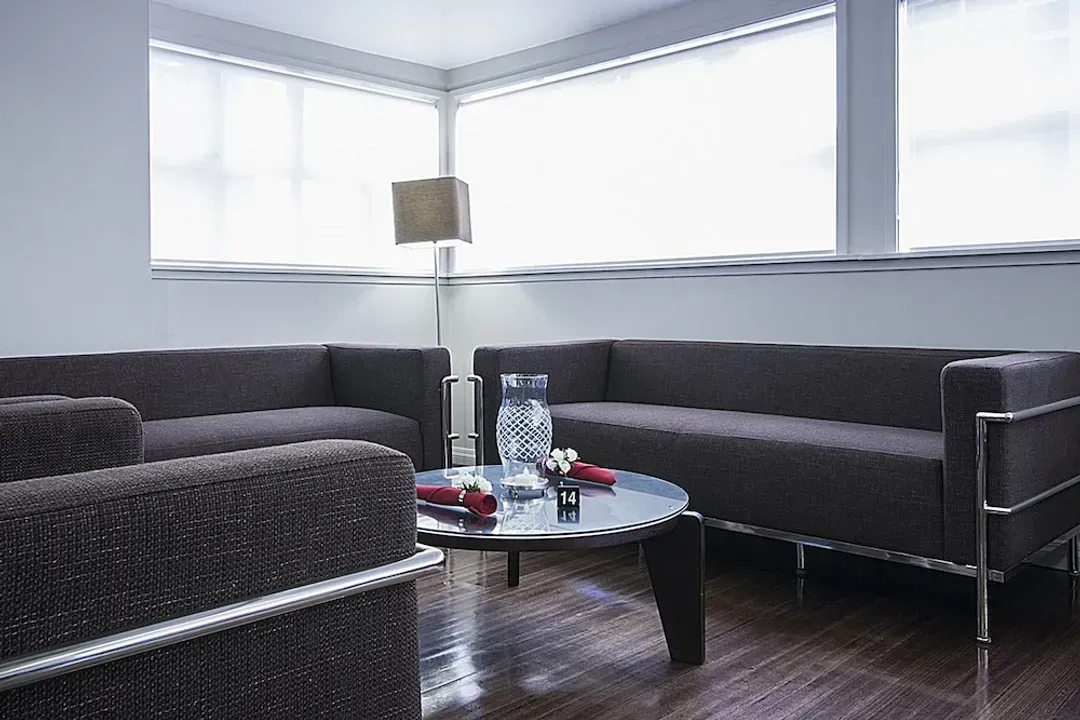 Lobby sitting area