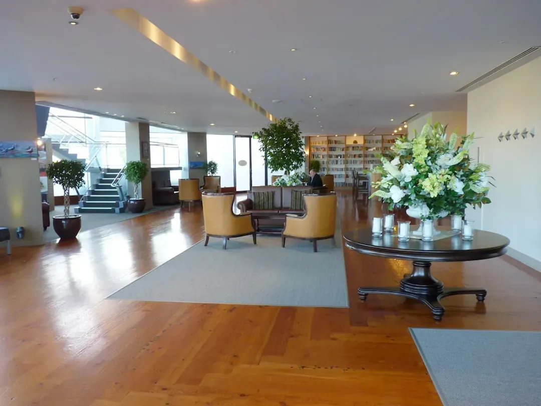 Lobby sitting area