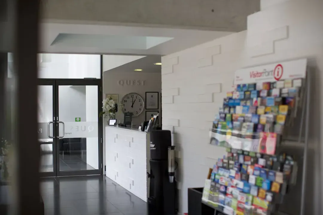 Interior entrance