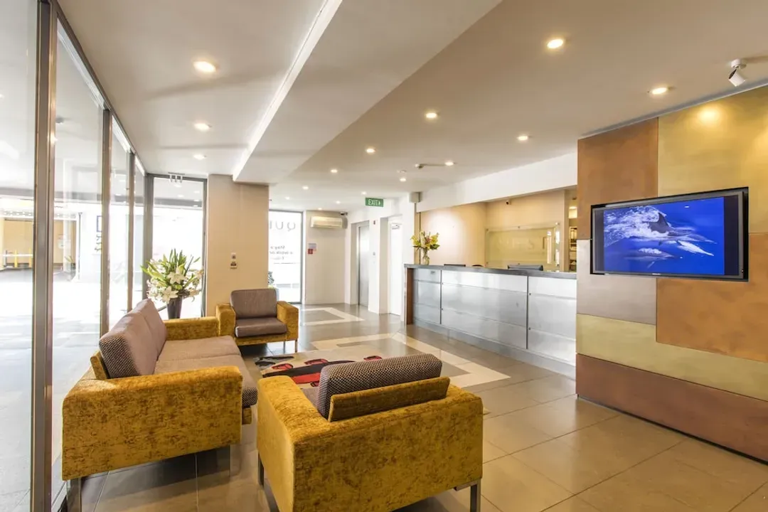 Lobby sitting area