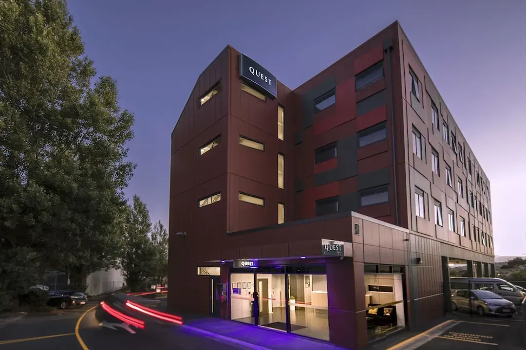 Front of property - evening/night