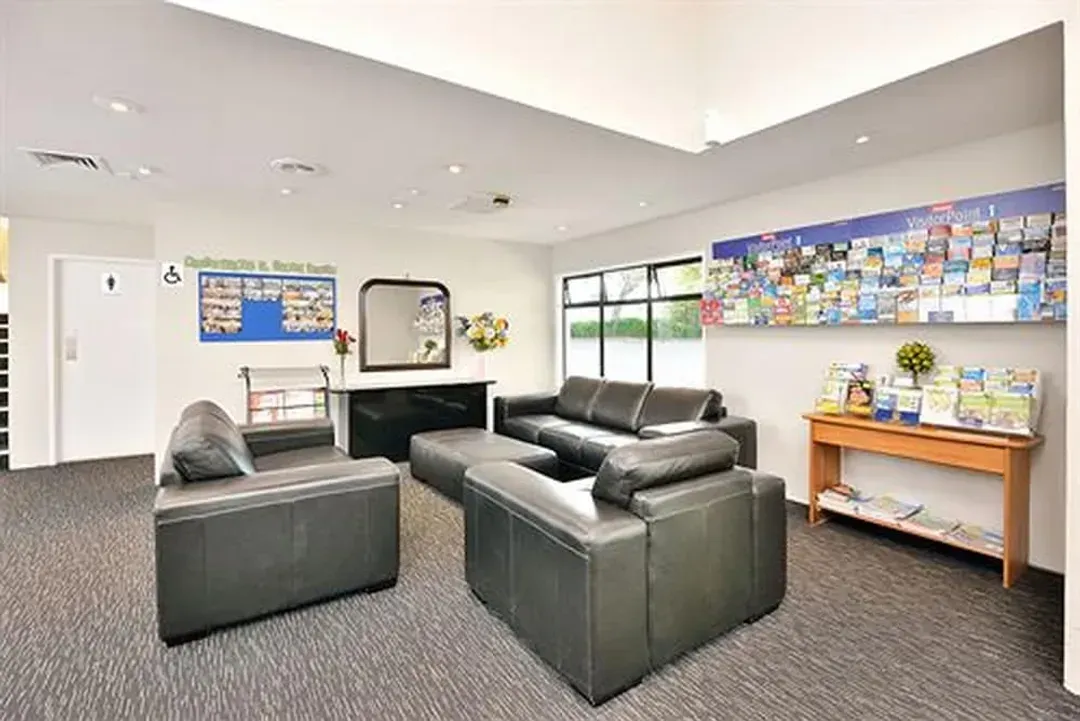 Lobby sitting area