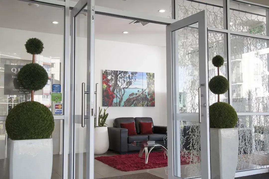 Interior entrance