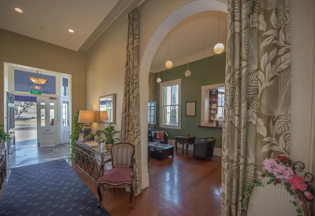 Interior entrance