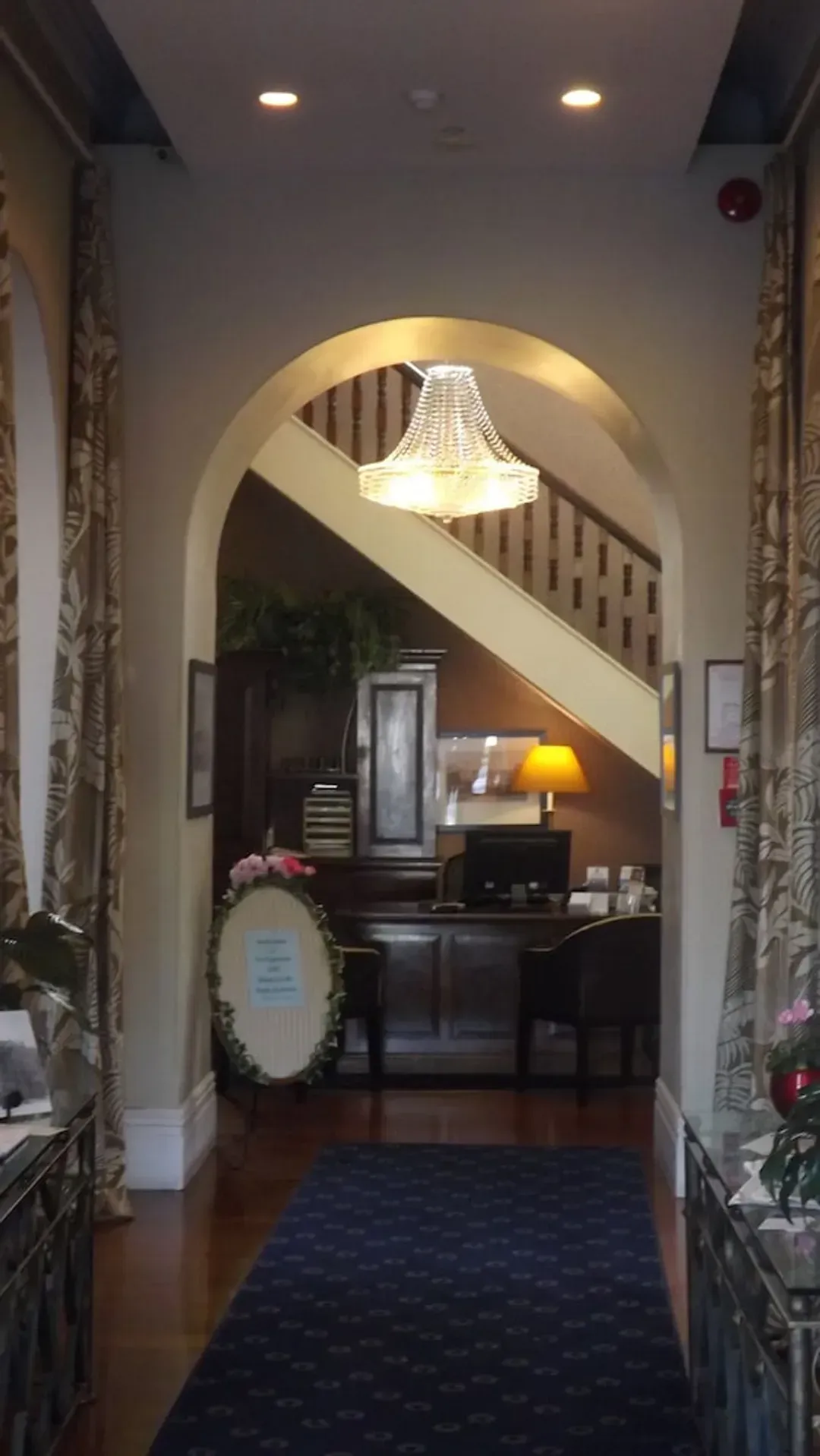 Interior entrance