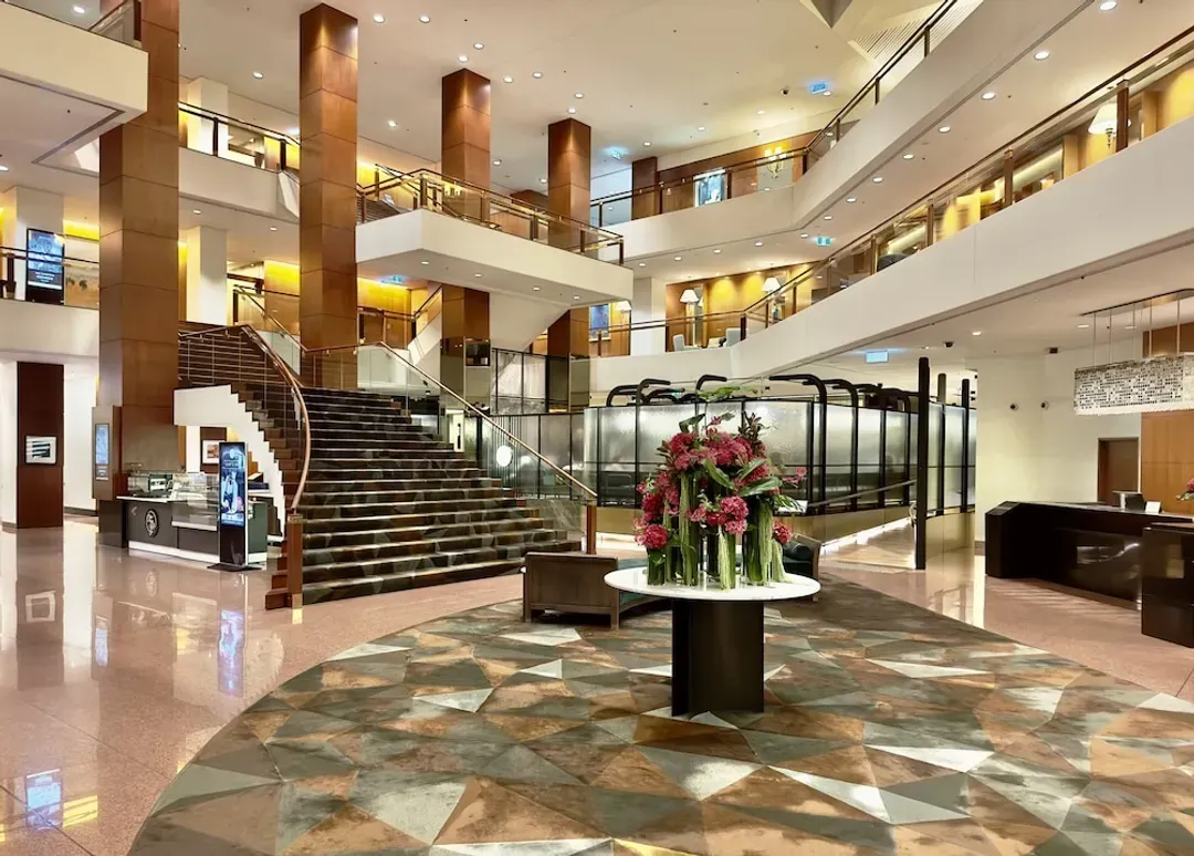 Interior entrance