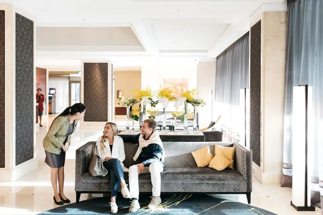 Lobby sitting area