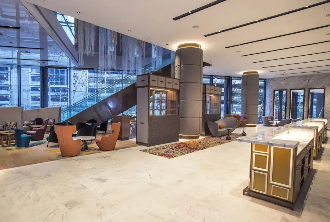 Lobby sitting area