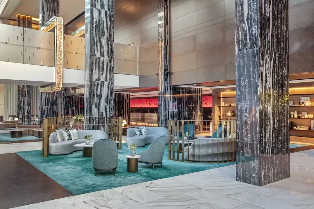 Lobby sitting area