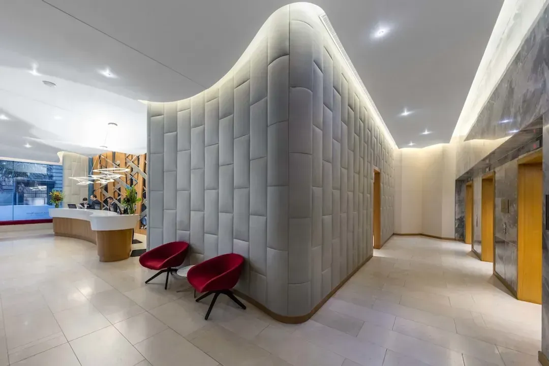 Lobby sitting area