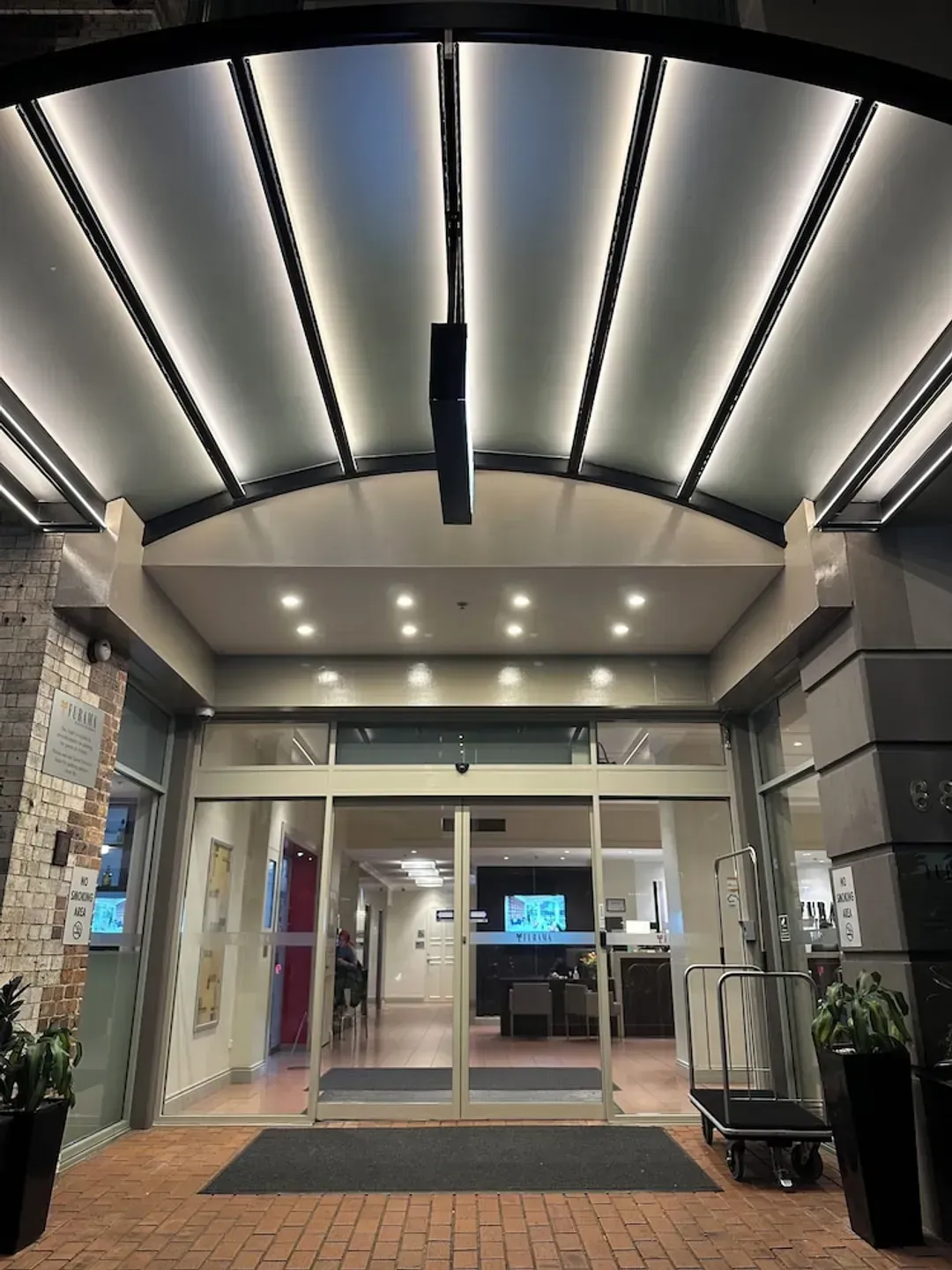 Interior entrance