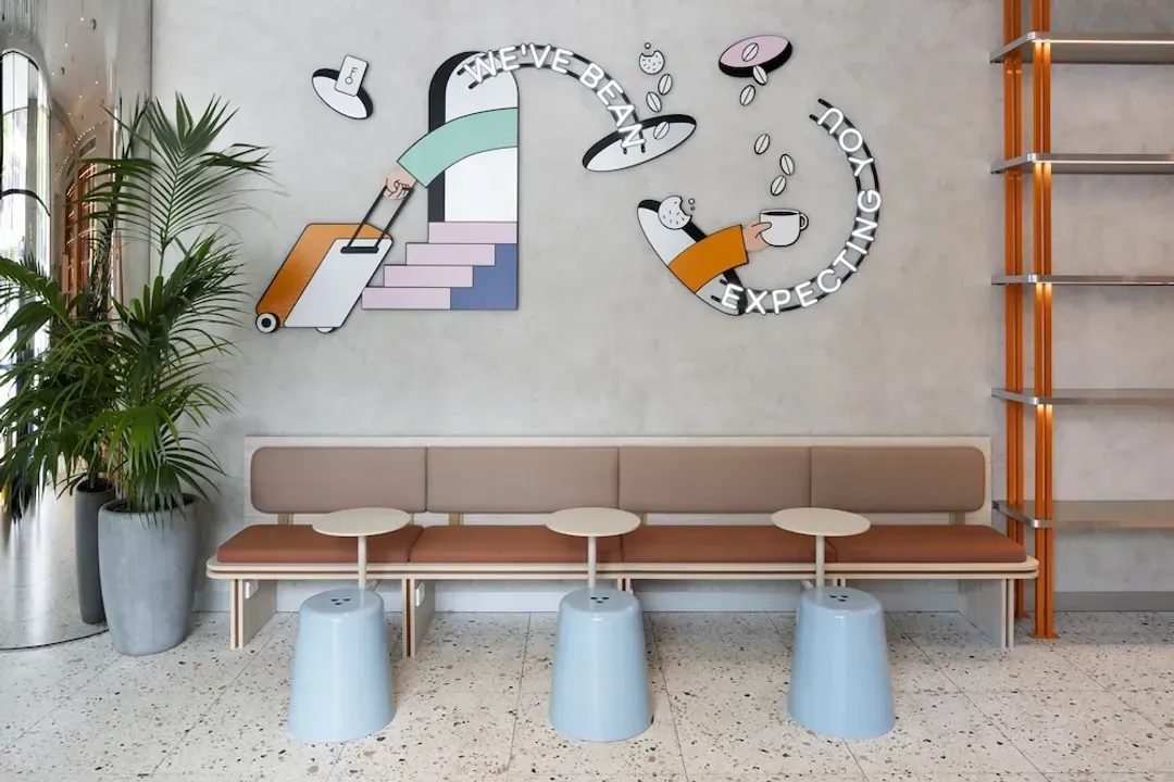 Lobby sitting area