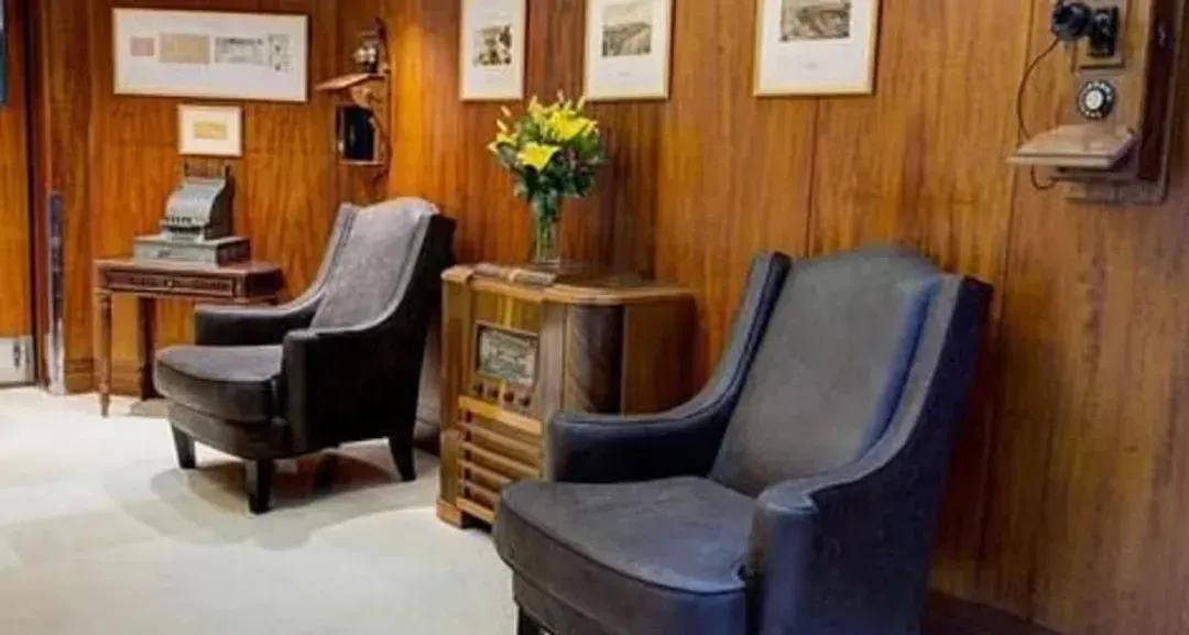 Lobby sitting area