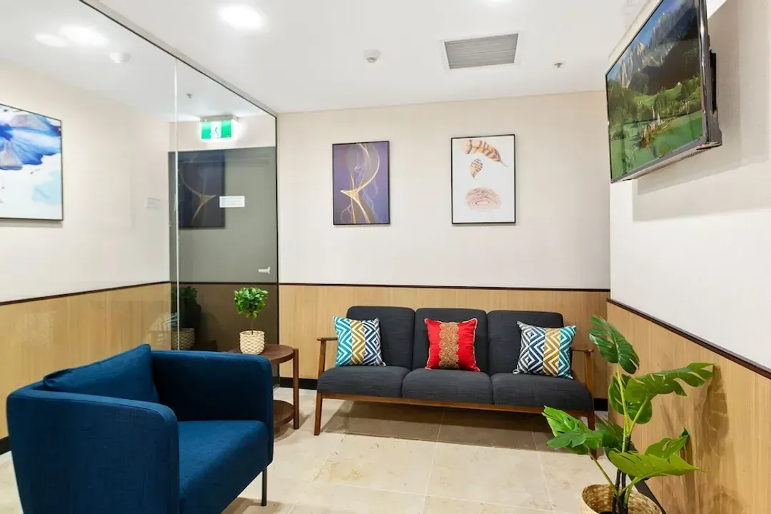 Lobby sitting area