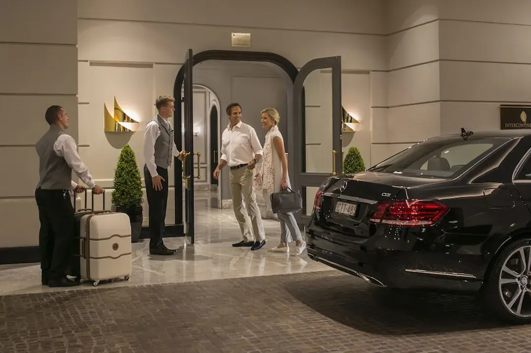 Interior entrance