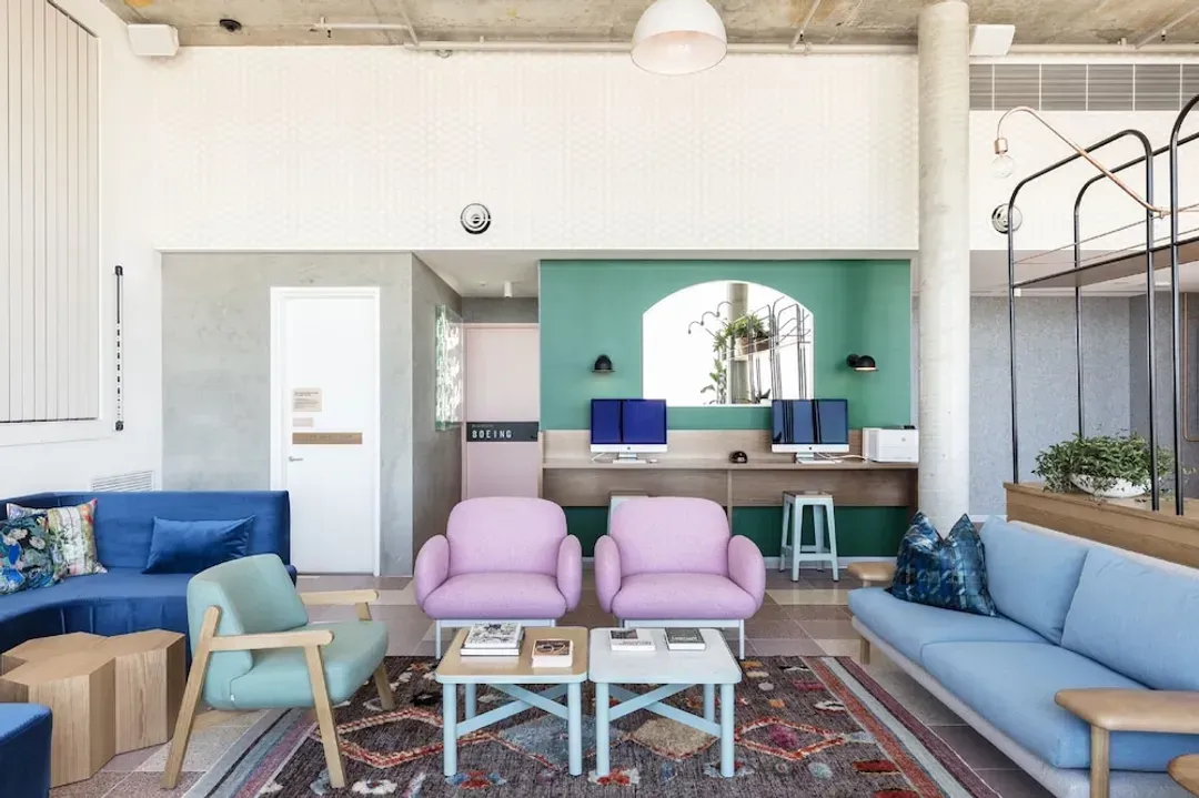 Lobby sitting area