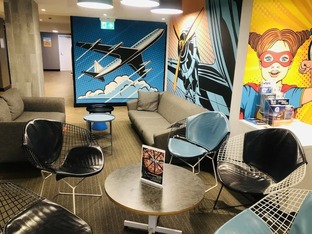 Lobby sitting area