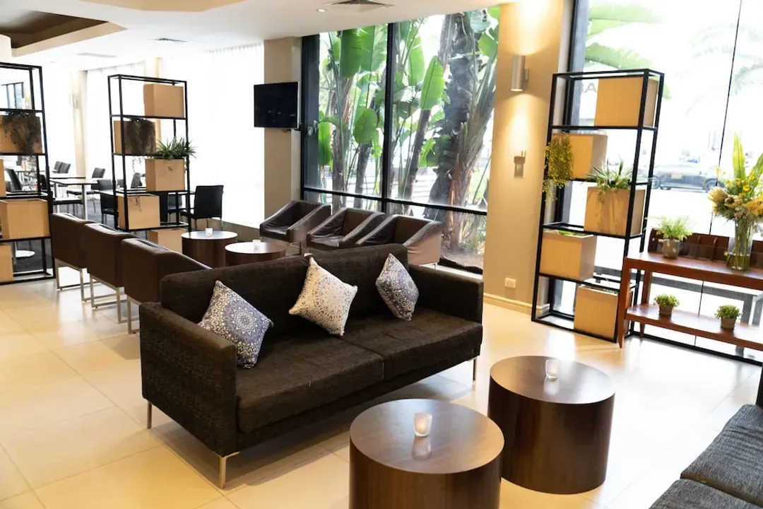 Lobby sitting area
