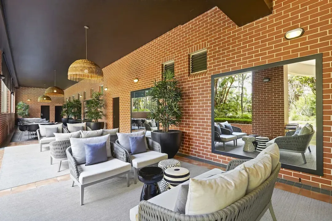 Lobby sitting area