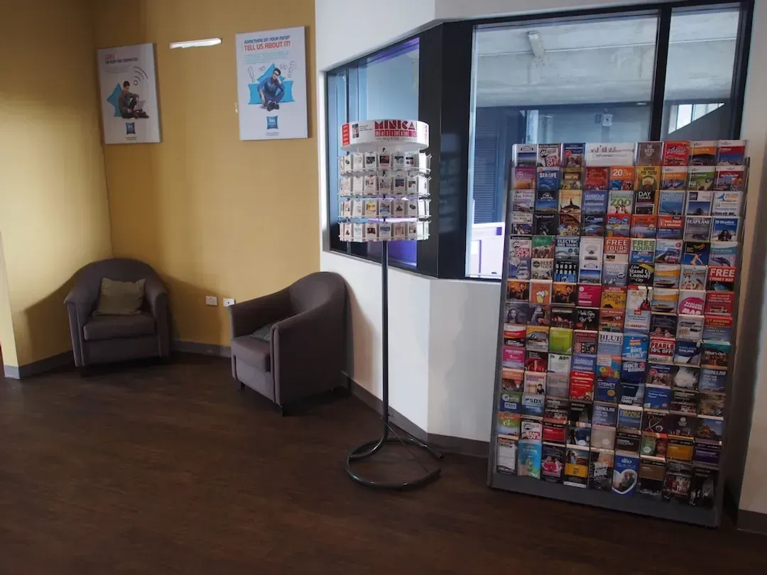 Lobby sitting area