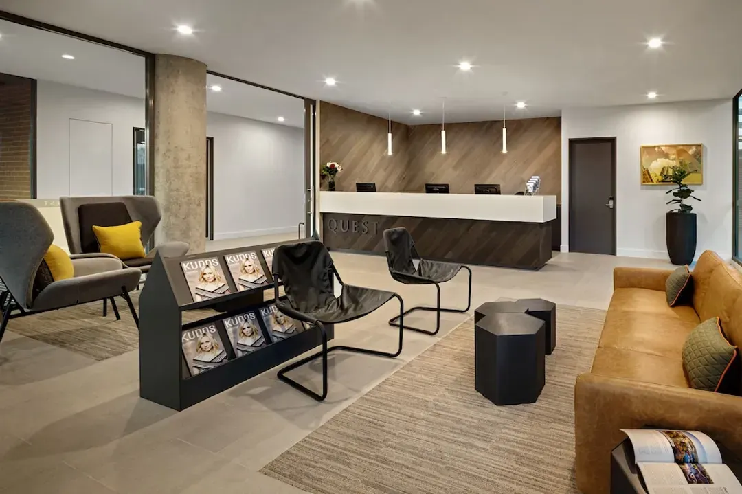 Lobby sitting area